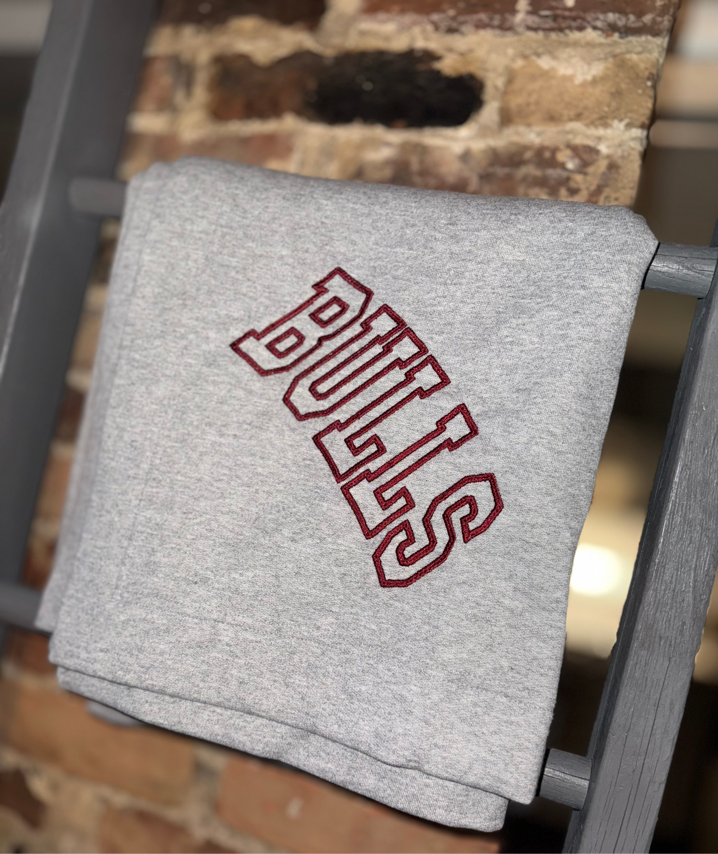 Bulls Stadium Blanket -Embroidered
