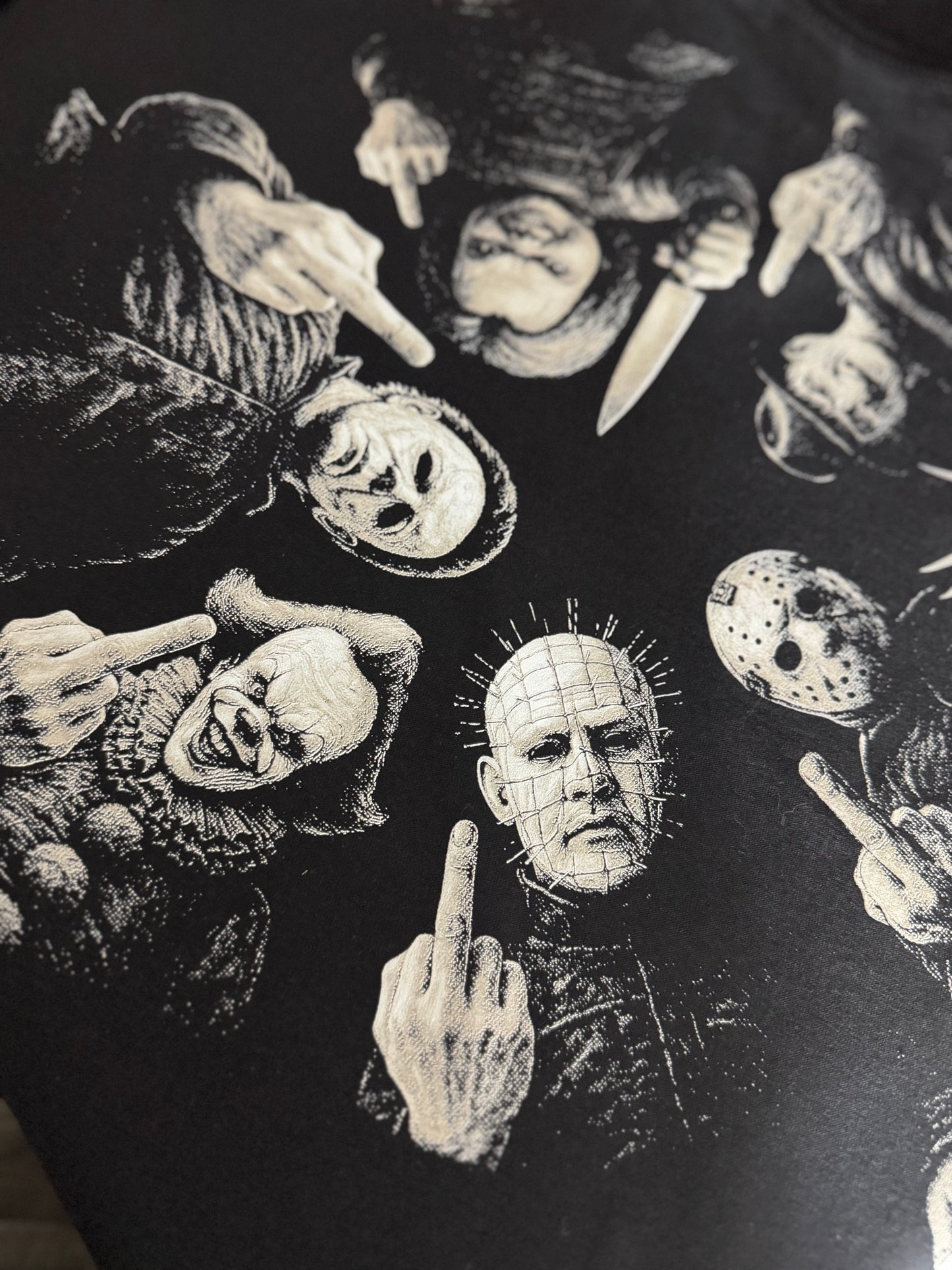 Funny Horror Mask | Comedy Halloween | Comfortable Cotton Shirt