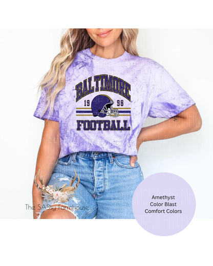 Baltimore Football Comfort Colors Tee/LongSleeve
