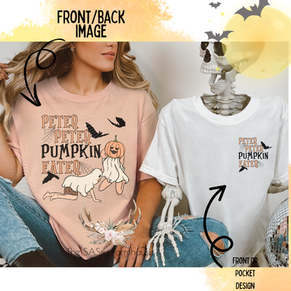 Peter Peter Pumpkin Eater Gildan Crewneck/T-Shirt – Unisex Softstyle Shirt | Comfortable Cotton Tee