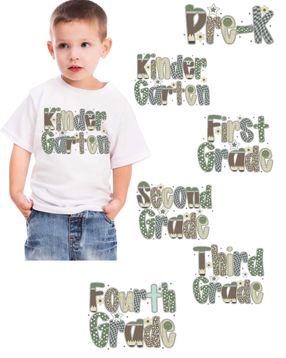 Back to school Boy camo