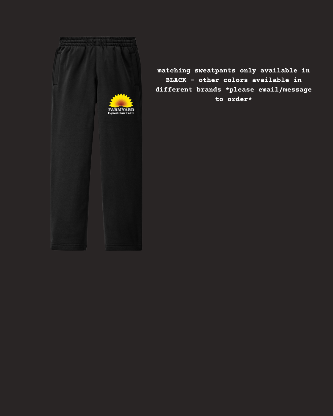 Farmyard Equestrian Team SweatPants SPORT-TEK