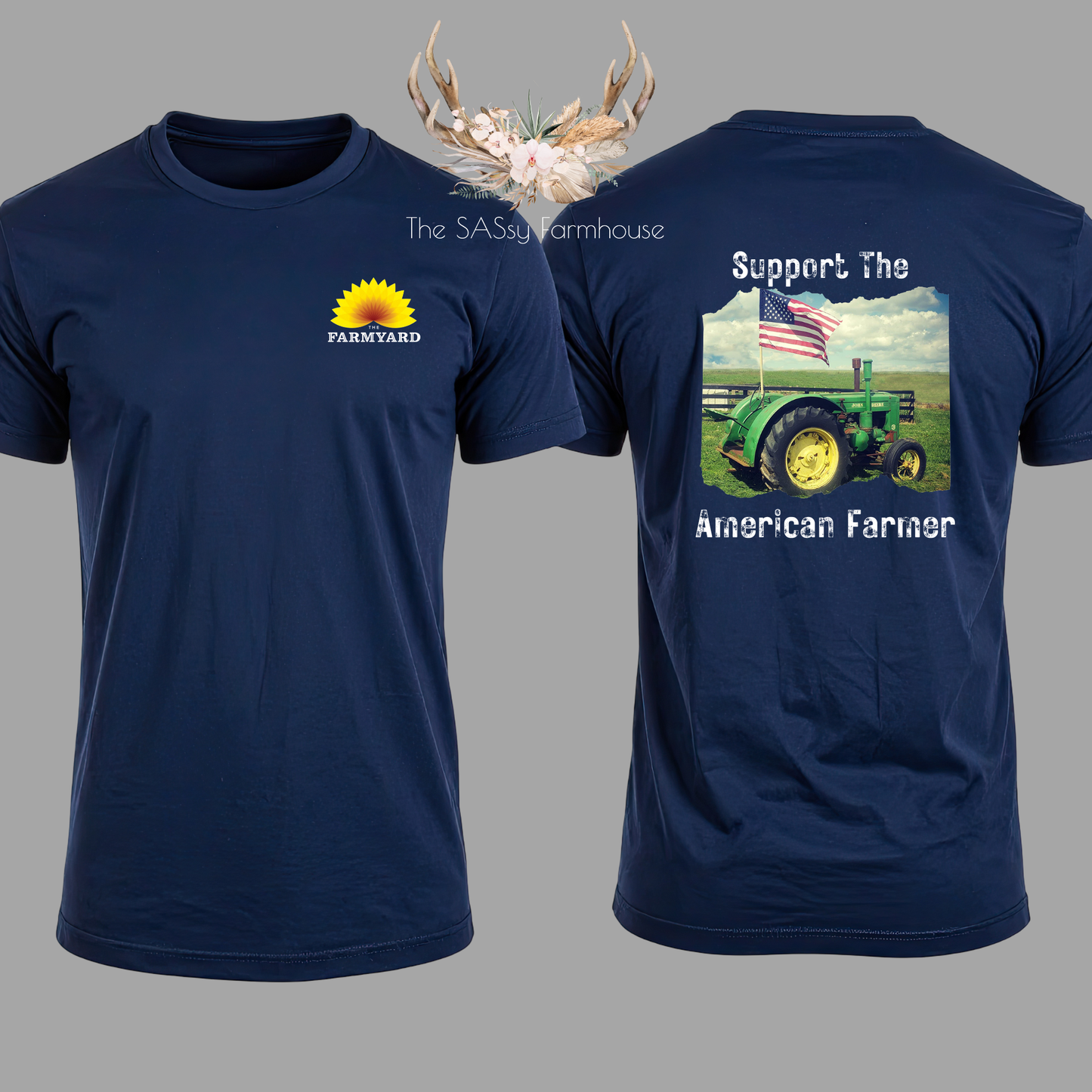 Support The American Farmer- Tshirt/LongSleeve/Hoodie