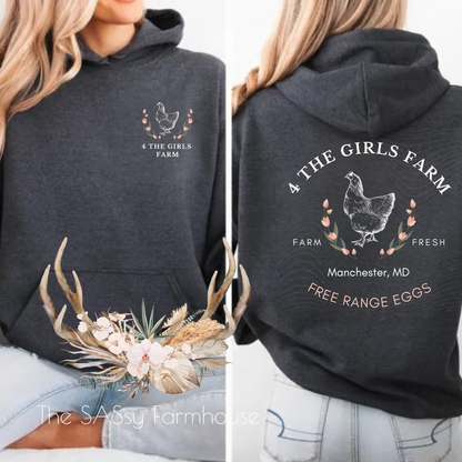 4 The Girls Farm Hoodie