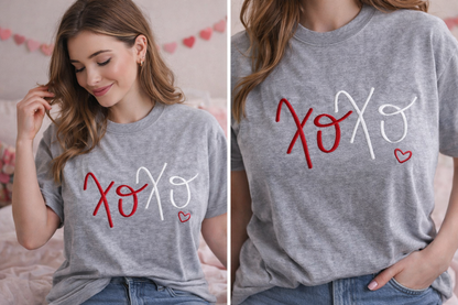 XOXO Embroidered Crewneck