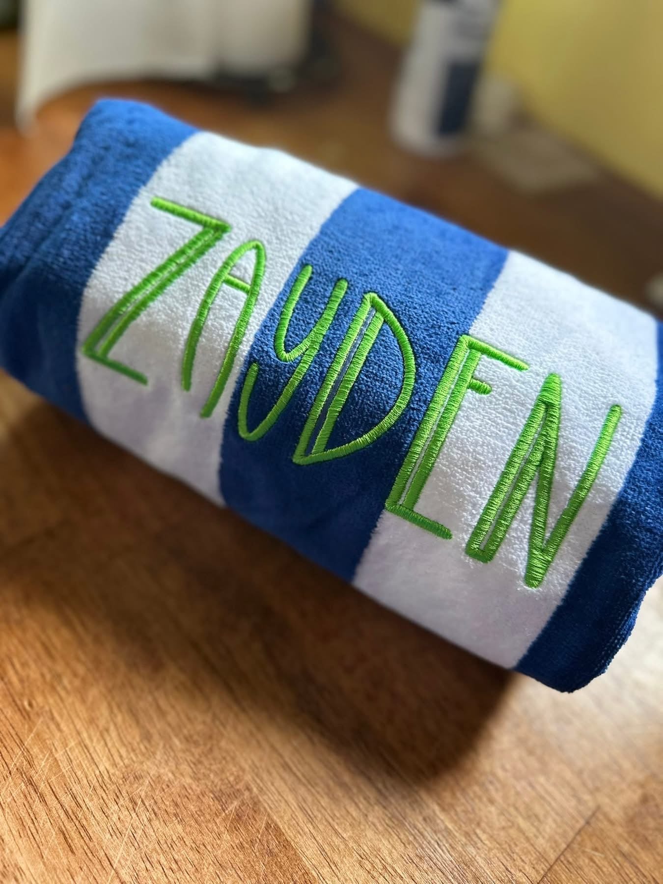 ✨ Personalized Cabana Towel  72"x38"