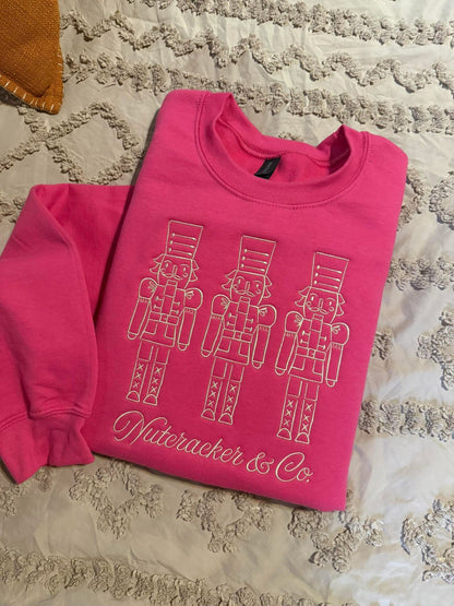 Nutcracker Crewneck sweatshirt- Embroidered