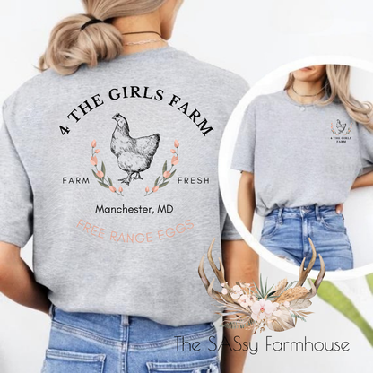 4 The Girls Farm T-shirt