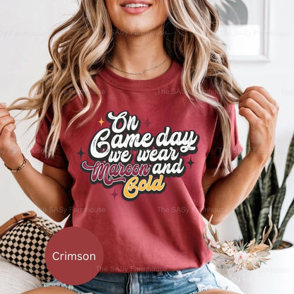 We wear Maroon and Gold- Hereford