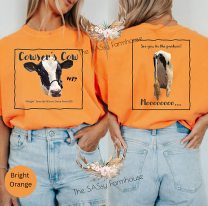 Cowser Tee -Wilson Dairy