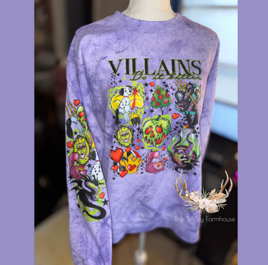 Villains Do it Better Crewneck Sweatshirt