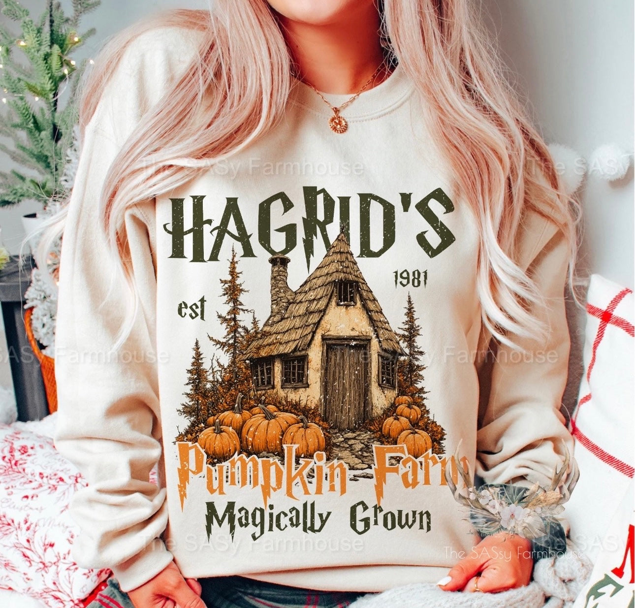 Hagrid's Pumpkin Farm | Crewneck Sweatshirt | Unisex