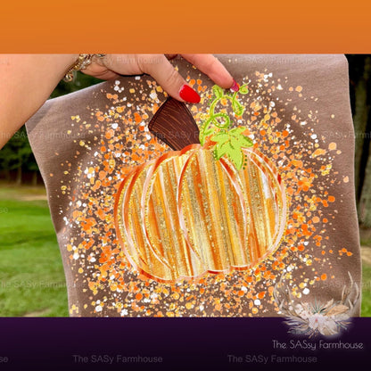 Splatter Paint Pumpkin- Comfort Colors