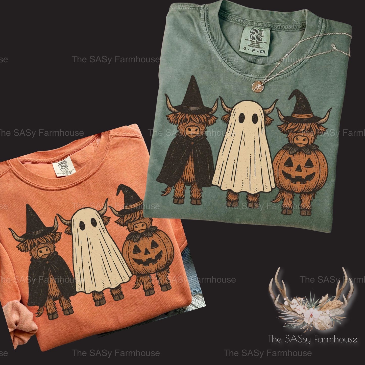 Comfort Colors T-Shirt –  Cow Print Tee | Soft Cotton