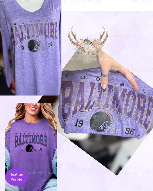 Baltimore Football Vintage Style