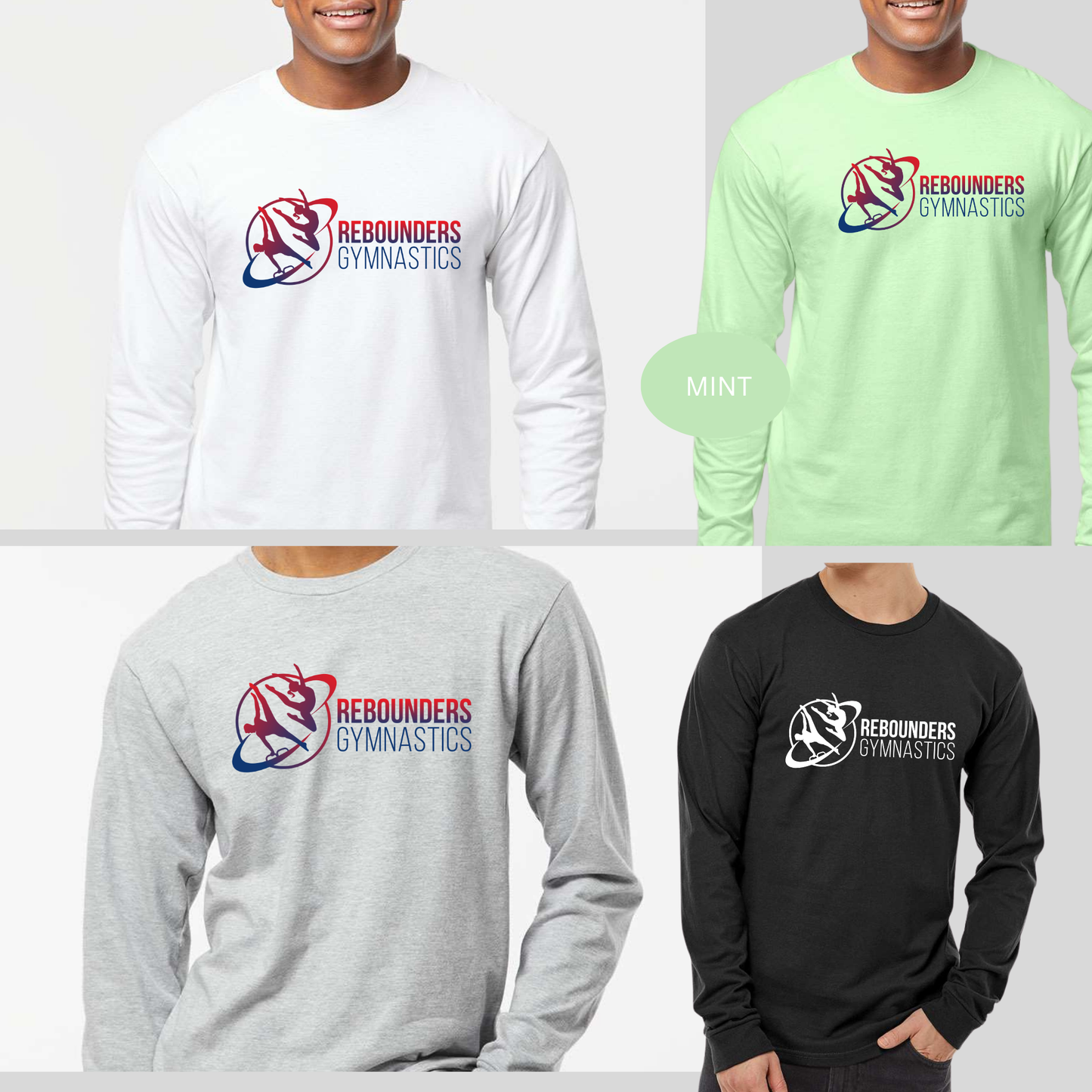 Rebounders Long Sleeve Cotton Shirt – Comfortable Unisex Tultex Top