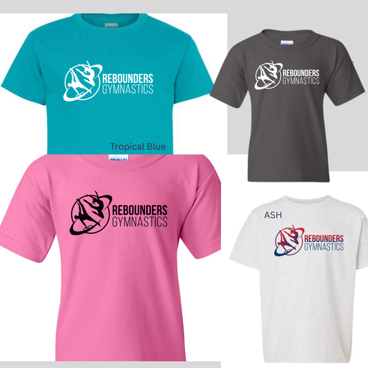 Youth Short Sleeve Shirt - Unisex Cotton Tee, Rebounders