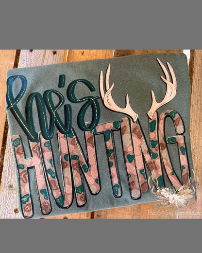 Hes Hunting Shirt – Unisex Comfort Colors Tee | Womens Tee