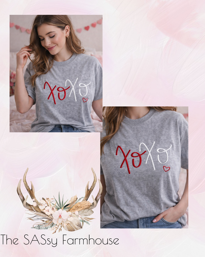 XOXO Embroidered T-shirt